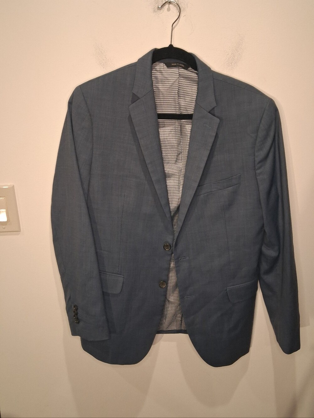 Banana Republic Mens Suit Size 40s Pants 32x30 Wool Slim Fit - Picture 2 of 9